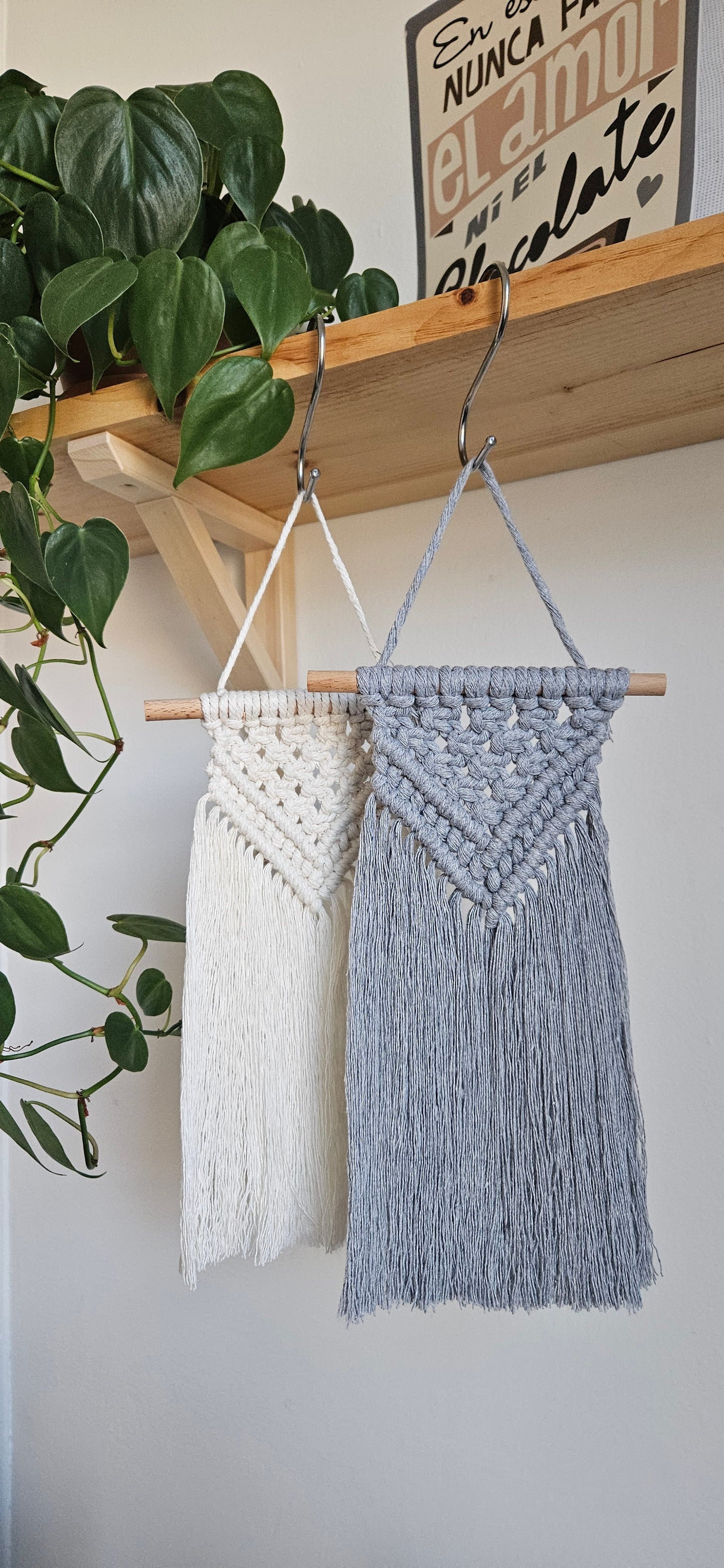 Macramé mural petit - Brique