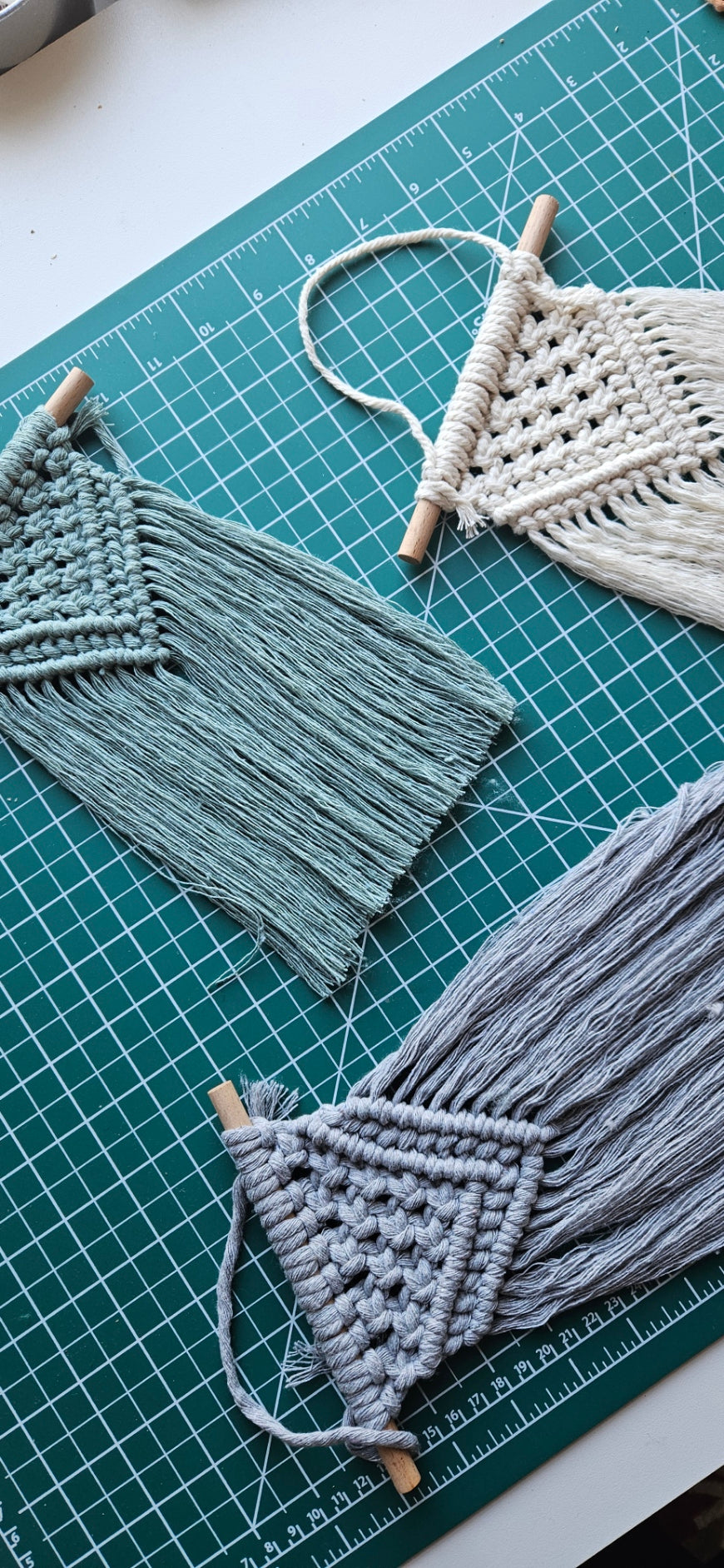 Macramé mural petit - Brique