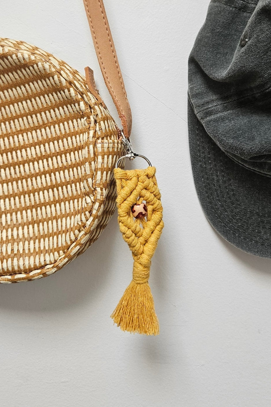 Porte-clé perlé - 4 couleurs