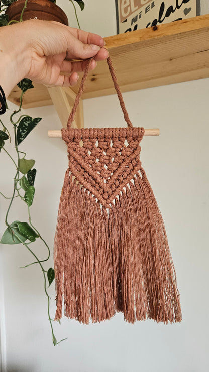 Macramé mural petit - Brique