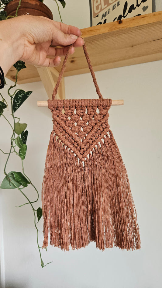 Macramé mural petit - Brique