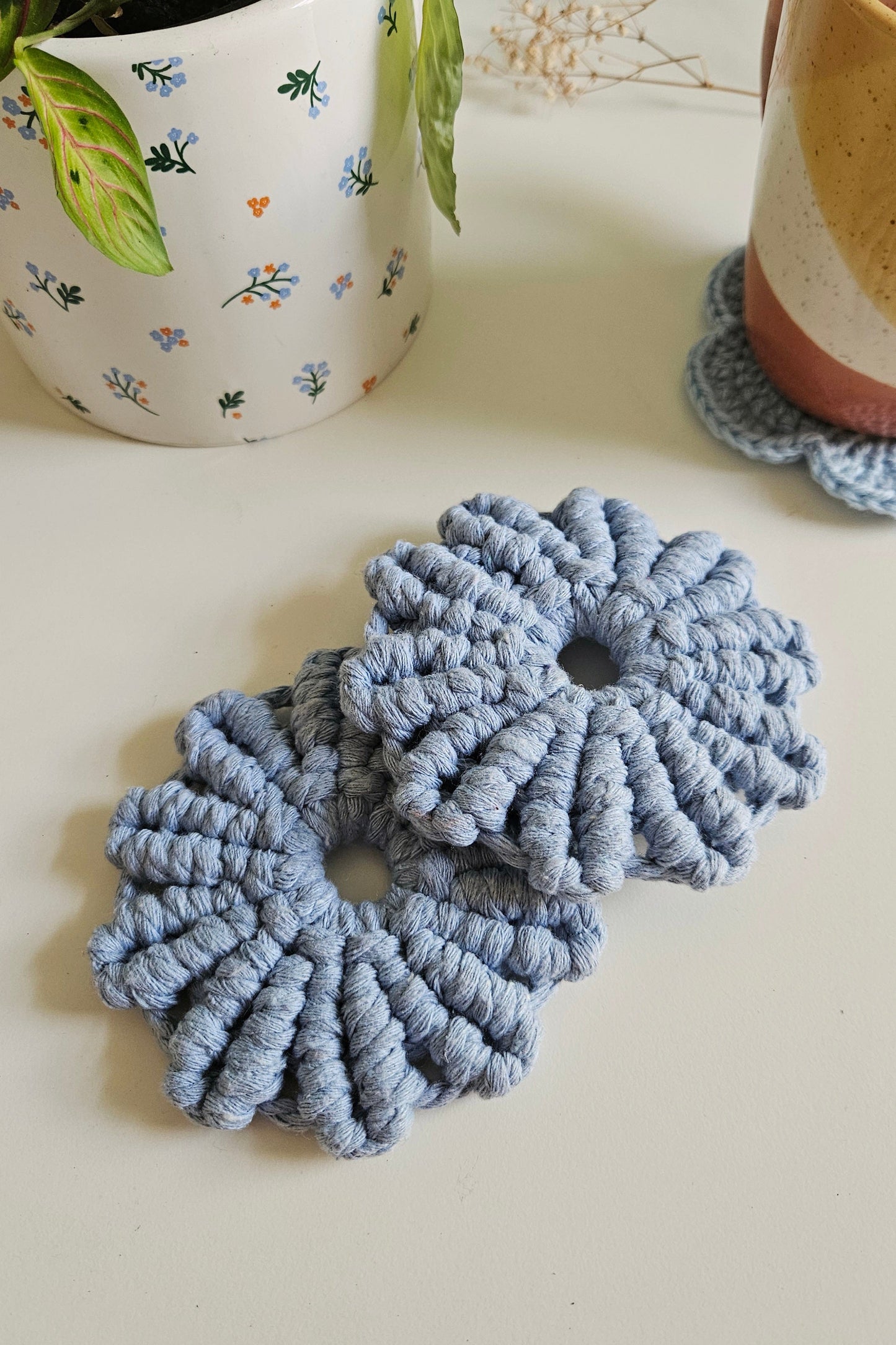 Sous-verre Iris - Bleu