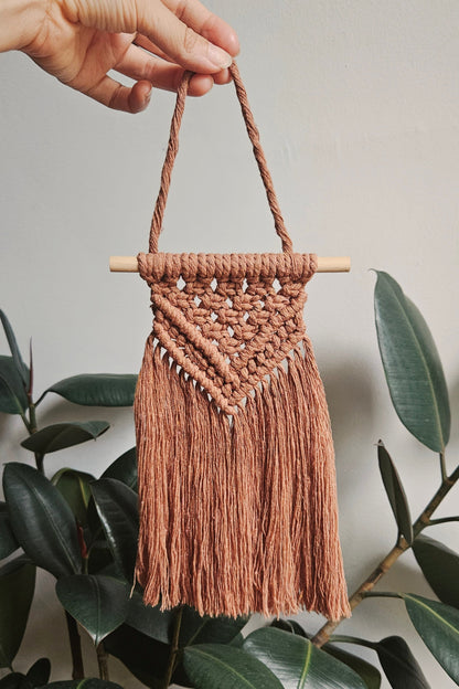 Macramé mural petit - Brique