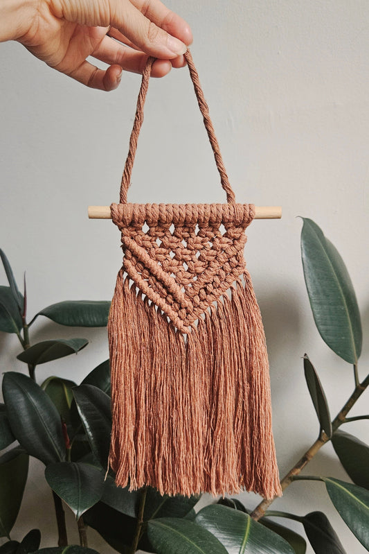 Macramé mural petit - Brique
