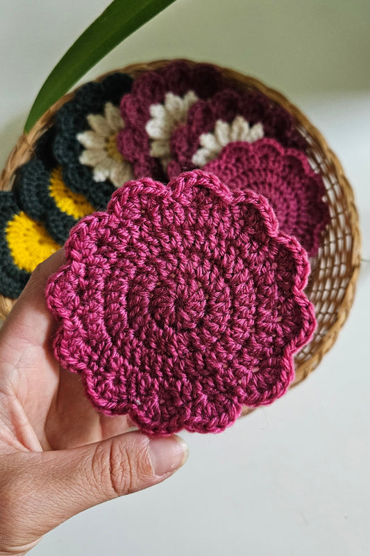 Sous-verre Mila - Fuschia