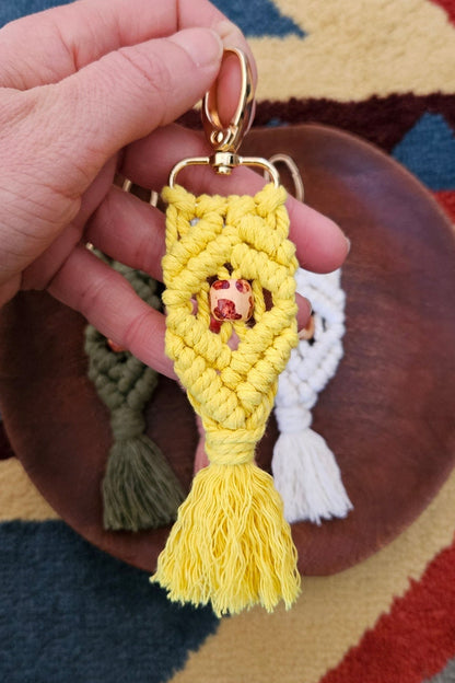 Porte-clé perlé - 4 couleurs