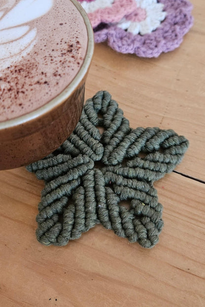 Sous-verre Etoile - Kaki