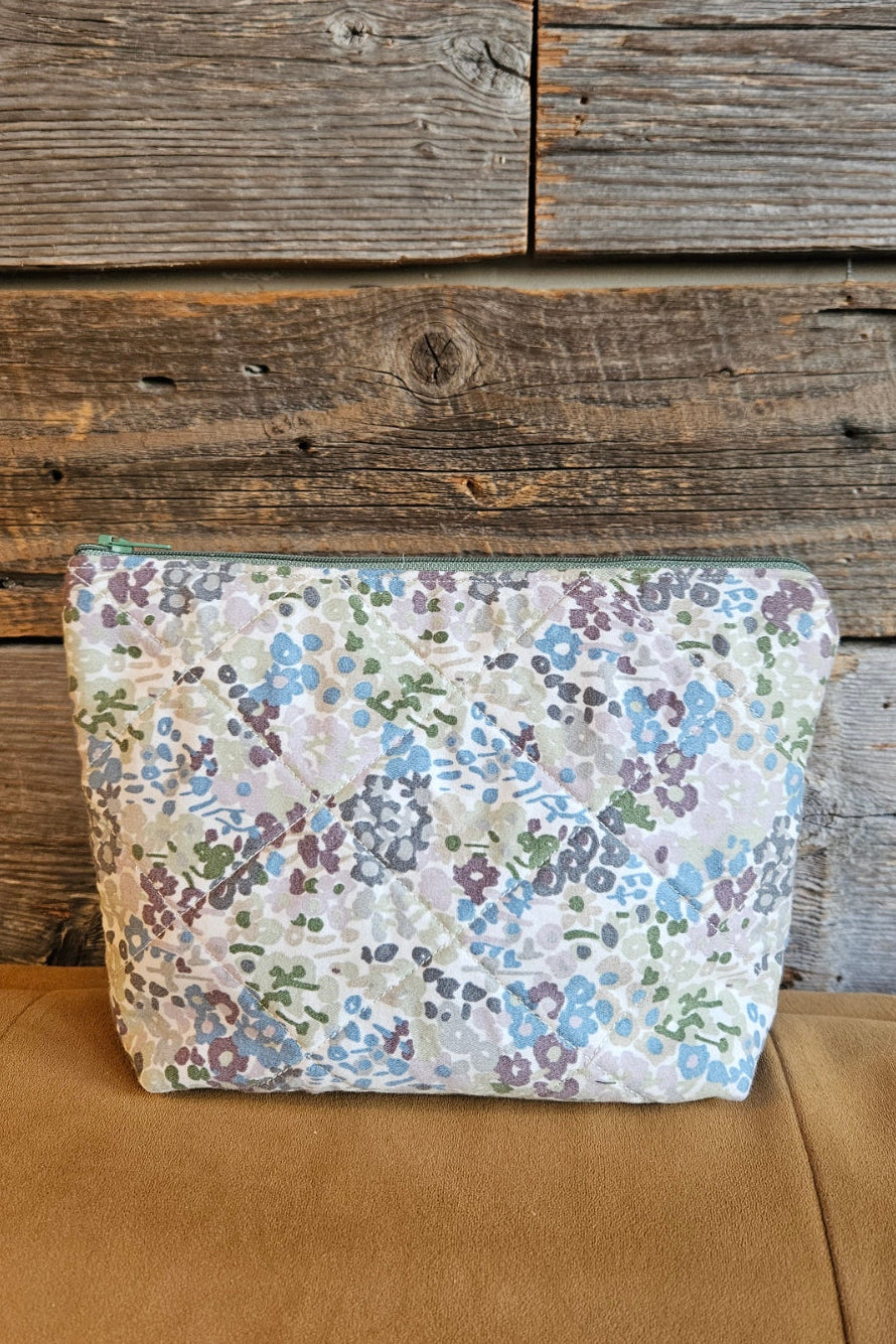 Trousse Tina - Fleuri vert