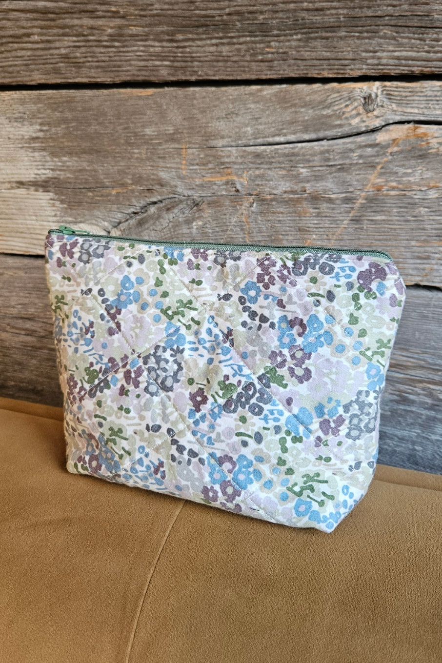 Trousse Tina - Fleuri vert