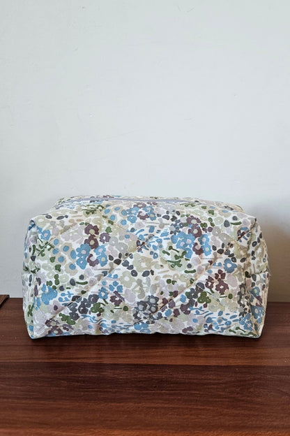 Trousse Willy - Fleuri vert