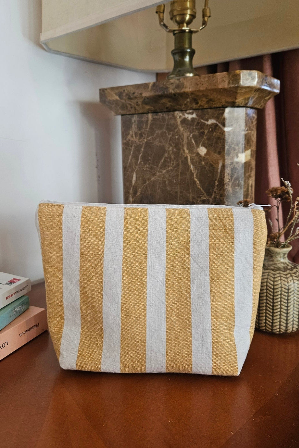 Trousse Tina - Jaune et Blanc