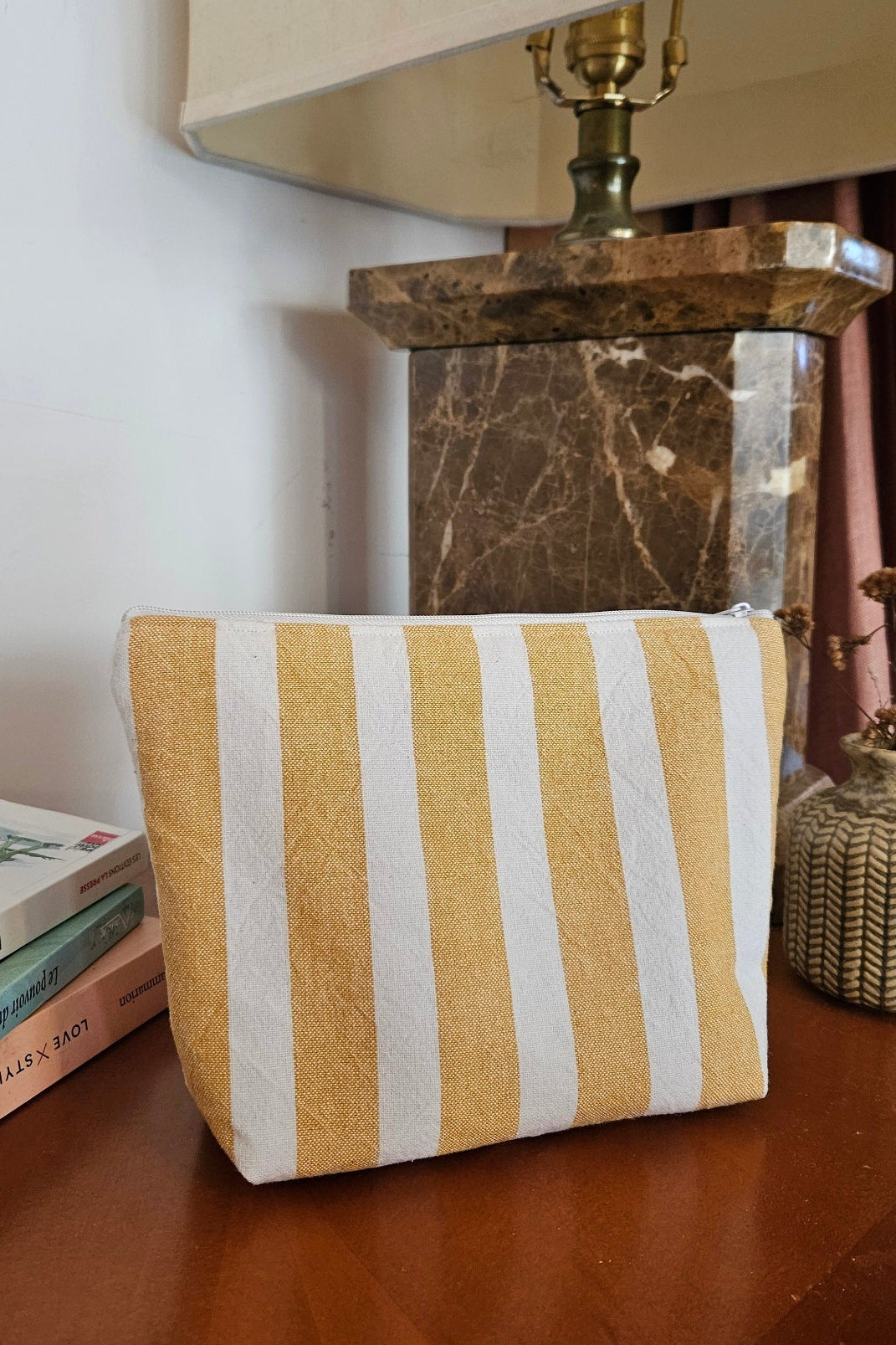 Trousse Tina - Jaune et Blanc