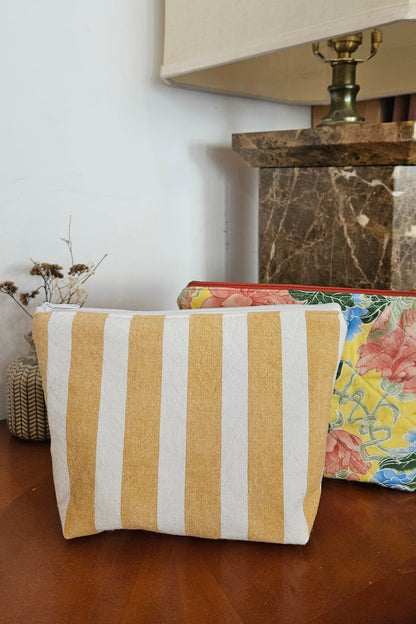 Trousse Tina - Jaune et Blanc