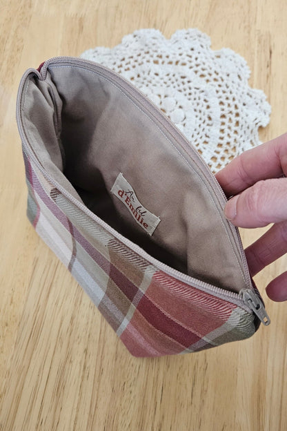 Trousse Tina - Marron et Beige