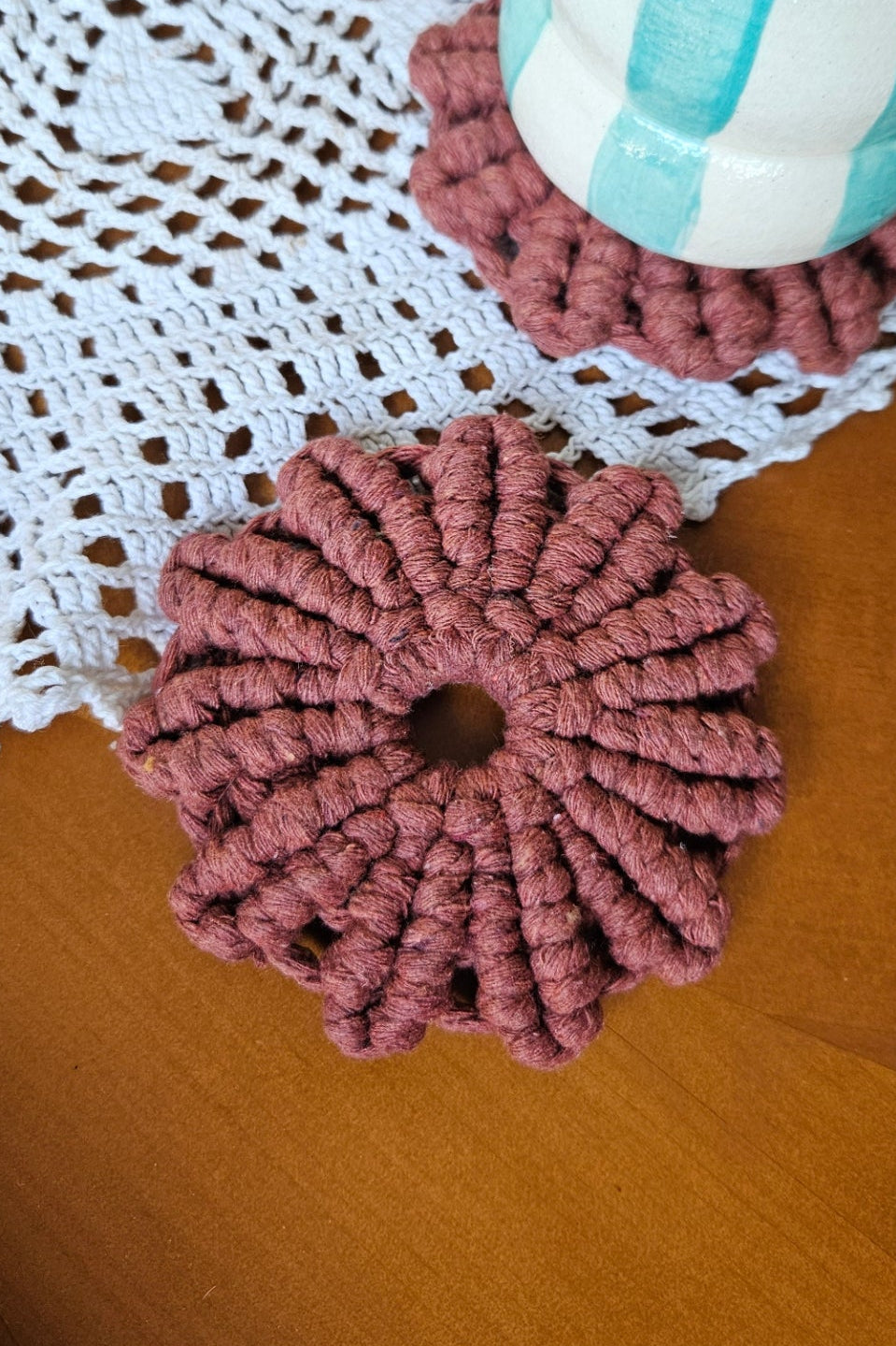 Sous-verre Iris - Terracotta