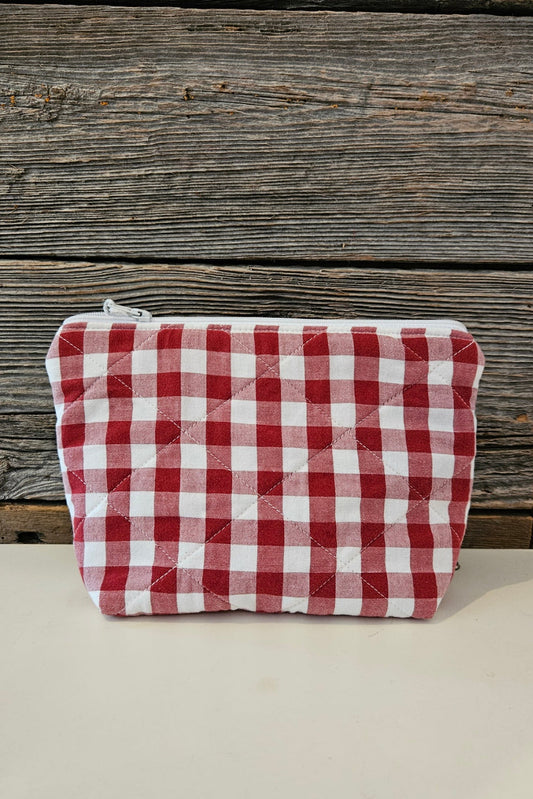 Trousse Tina - Vichy rouge
